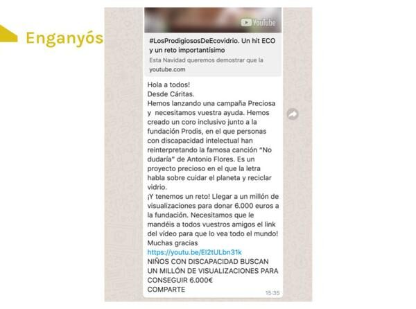 La iniciativa per crear un cor inclusiu és antiga i no té res a veure amb Cáritas