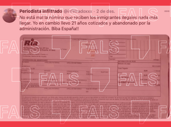 Los inmigrantes que llegan a España sin papeles no reciben una ayuda de 1.000 euros