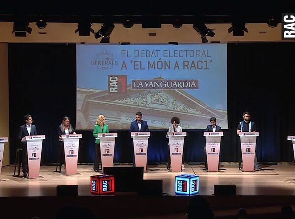 Todas las verificaciones del primer debate electoral de RAC1 y La Vanguardia para el 23J