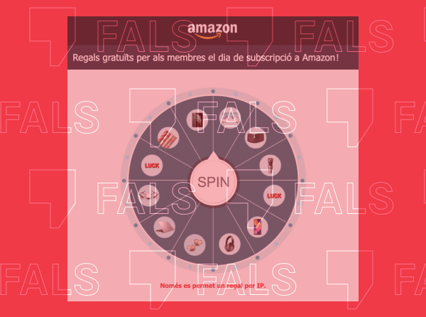 Nuevo caso de phishing: Amazon no organiza un concurso con regalos para sus miembros