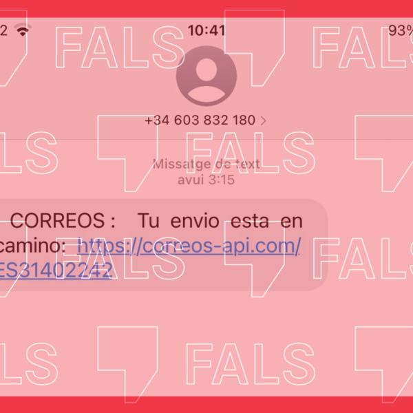 Torna l’estafa suplantant Correus per obtenir dades bancàries