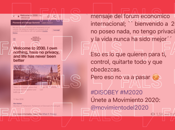 El texto del Foro Económico Mundial que habla del final de la privacidad es ficción