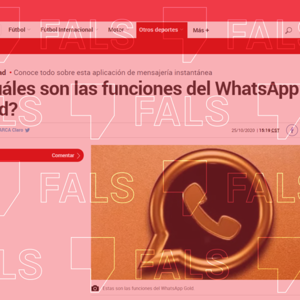 Circulan estafas sobre WhatsApp Gold, pero la aplicación no existe
