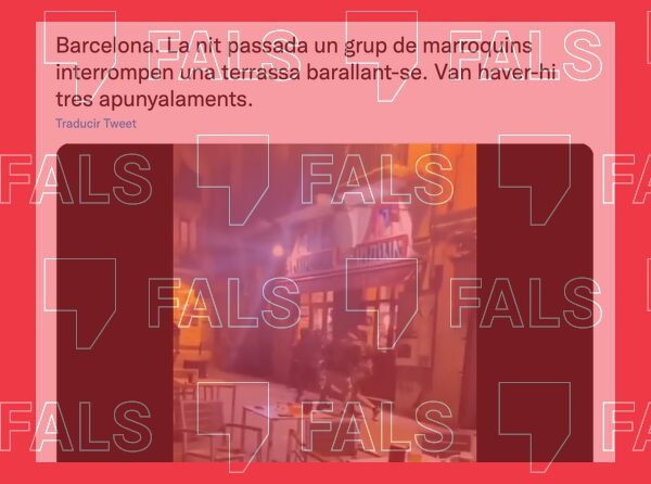 El vídeo viral d’uns joves barallant-se no és de Barcelona, sinó de Madrid