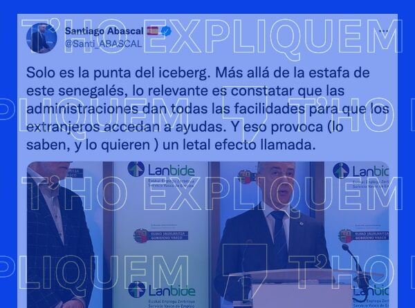 L’estafa d’un immigrant als serveis socials del País Basc no es pot vincular a la totalitat d’estrangers