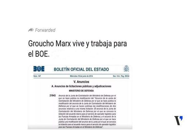 Parece broma, pero no lo es: el anuncio del BOE que recuerda a una escena de los hermanos Marx