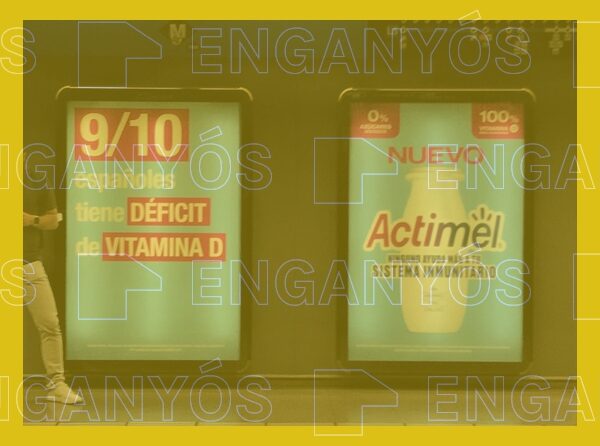 No està demostrat que 9 de cada 10 espanyols tinguin dèficit de vitamina D, com assegura un anunci d’Actimel