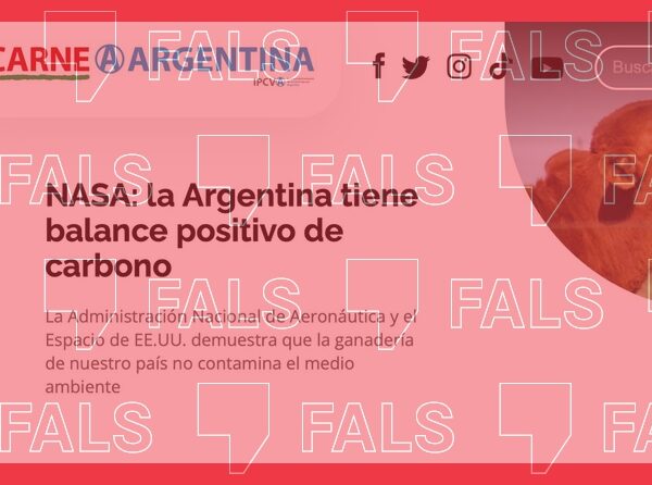 La NASA no ha demostrat que la ramaderia a Argentina no contamina