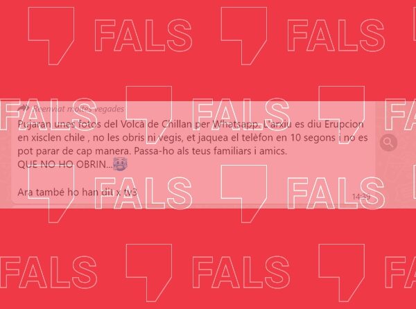 No te hackear&aacute;n el m&oacute;vil en 10 segundos si abres un archivo con im&aacute;genes de un volc&aacute;n de Chile
