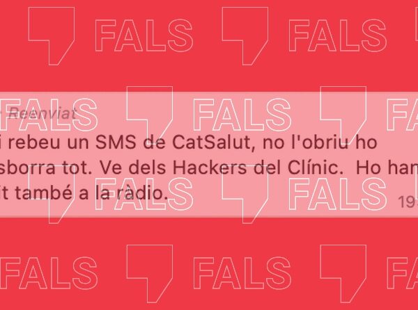 Los hackers del Clínic no han hecho circular ningún SMS en nombre de CatSalut