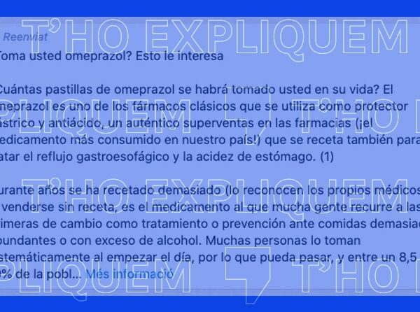 El omeprazol no es un protector gástrico y el fenogreco no es un sustituto natural del mismo