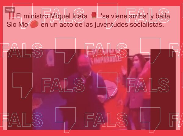 El vídeo del ministro Miquel Iceta bailando SloMo es un montaje