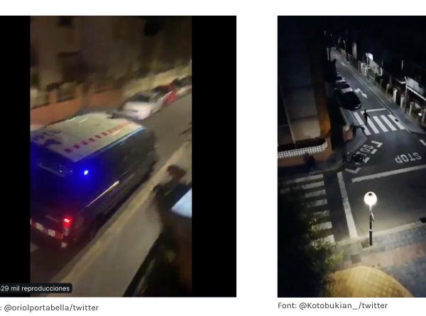 Què en sabem dels Mossos i el crit “Veniu, som gent de pau”?