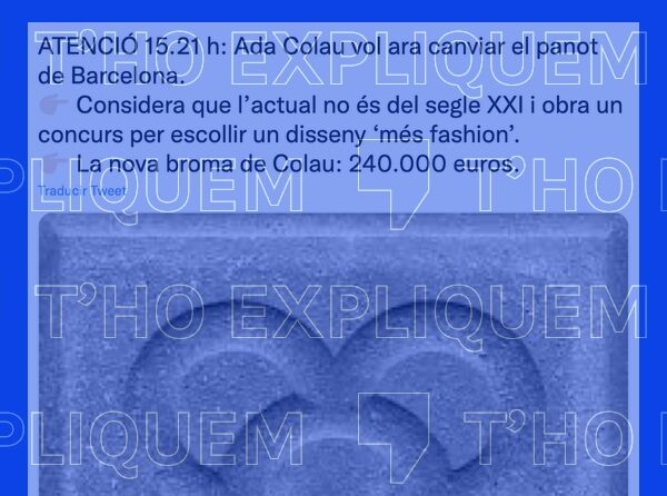 El Ayuntamiento de Barcelona no cambiar&aacute; el dibujo del panot: busca mejorar el material sin modificar el dise&ntilde;o