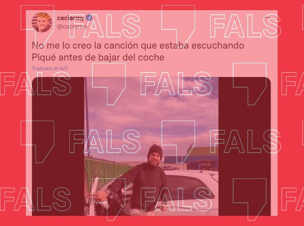 Piqué no va posar la cançó de Shakira i Bizarrap en un directe de la Kings League ni va arribar a l’estadi escoltant-la, són muntatges