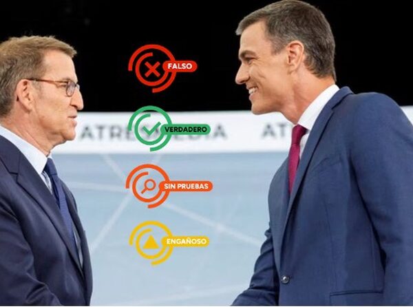 Dades i fact-checking del cara a cara entre Sánchez i Feijóo