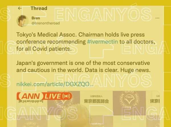 El Japó no recomana de manera oficial el consum d’ivermectina per a tractar la covid-19