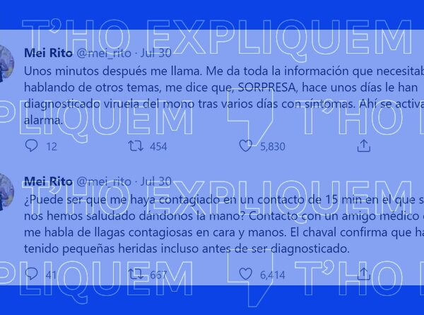 Es poco probable que te contagies de viruela del mono tocando un objeto contaminado