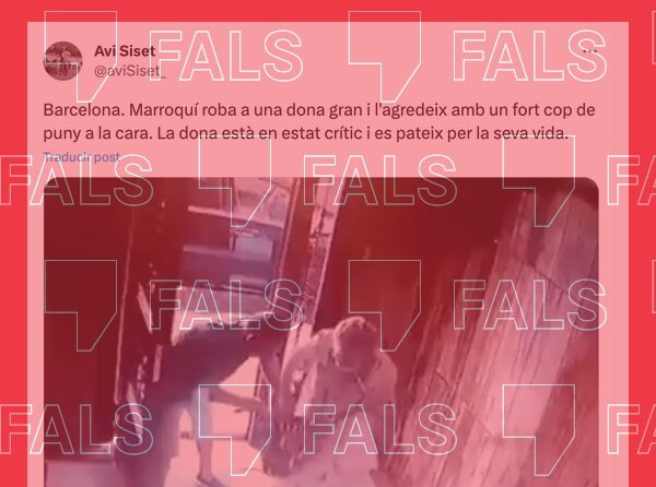 Ni és Barcelona ni és actual: l’agressió a una dona gran en un portal va ser a València el 2020