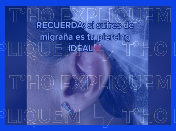 No hi ha evidència que els pírcings al cartílag de les orelles curin les migranyes