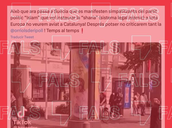 El vídeo viral d’una manifestació de musulmans a Suècia no és d’un partit polític que vol instaurar la xaria: és una protesta pacífica anual durant una festivitat xiïta