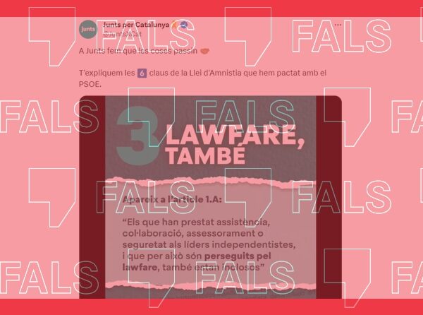 Què diu la Llei d'Amnistia sobre el Lawfare?
