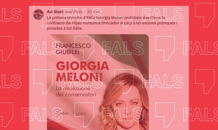 Tuit fals sobre hijab a les escoles a Itàlia