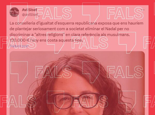 Tuit sobre Tània Verge eliminar Nadal