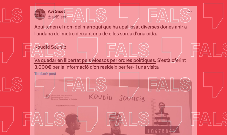 L’agressor del metro de Barcelona va ser detingut el dia dels fets, no segueix en llibertat com diu un tuit viral