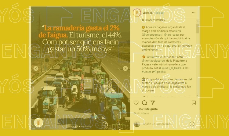 El turisme no consumeix el 44% d’aigua a Catalunya